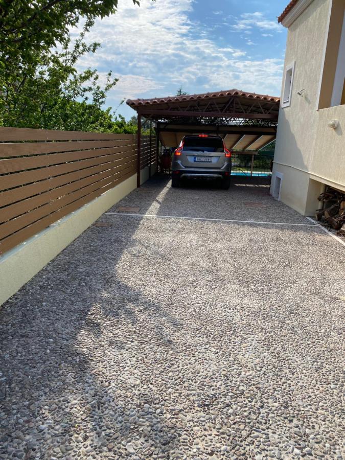 Agios Georgios  Relaxing Villa With Swimming Pool And Garden מראה חיצוני תמונה