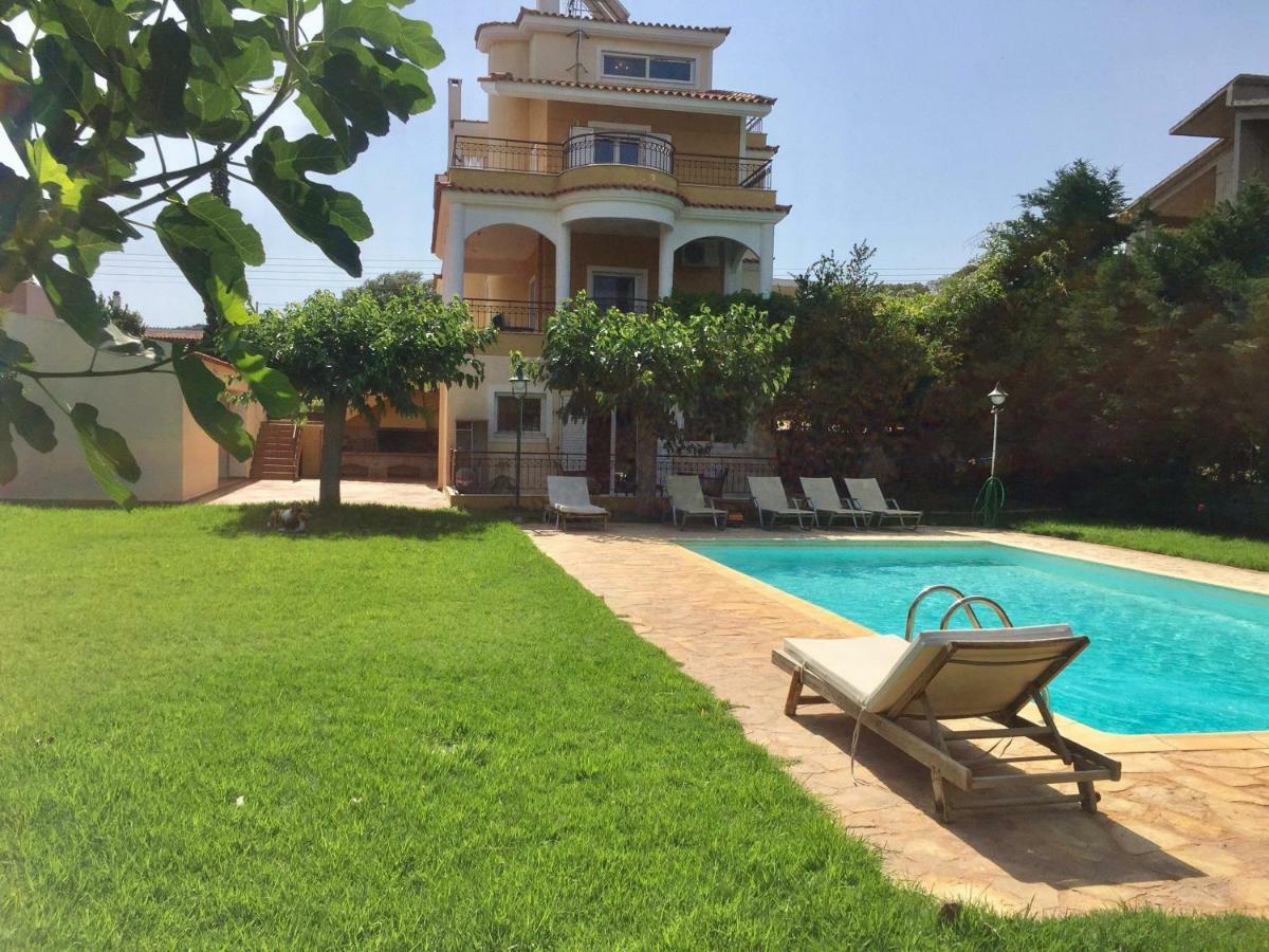 Agios Georgios  Relaxing Villa With Swimming Pool And Garden מראה חיצוני תמונה